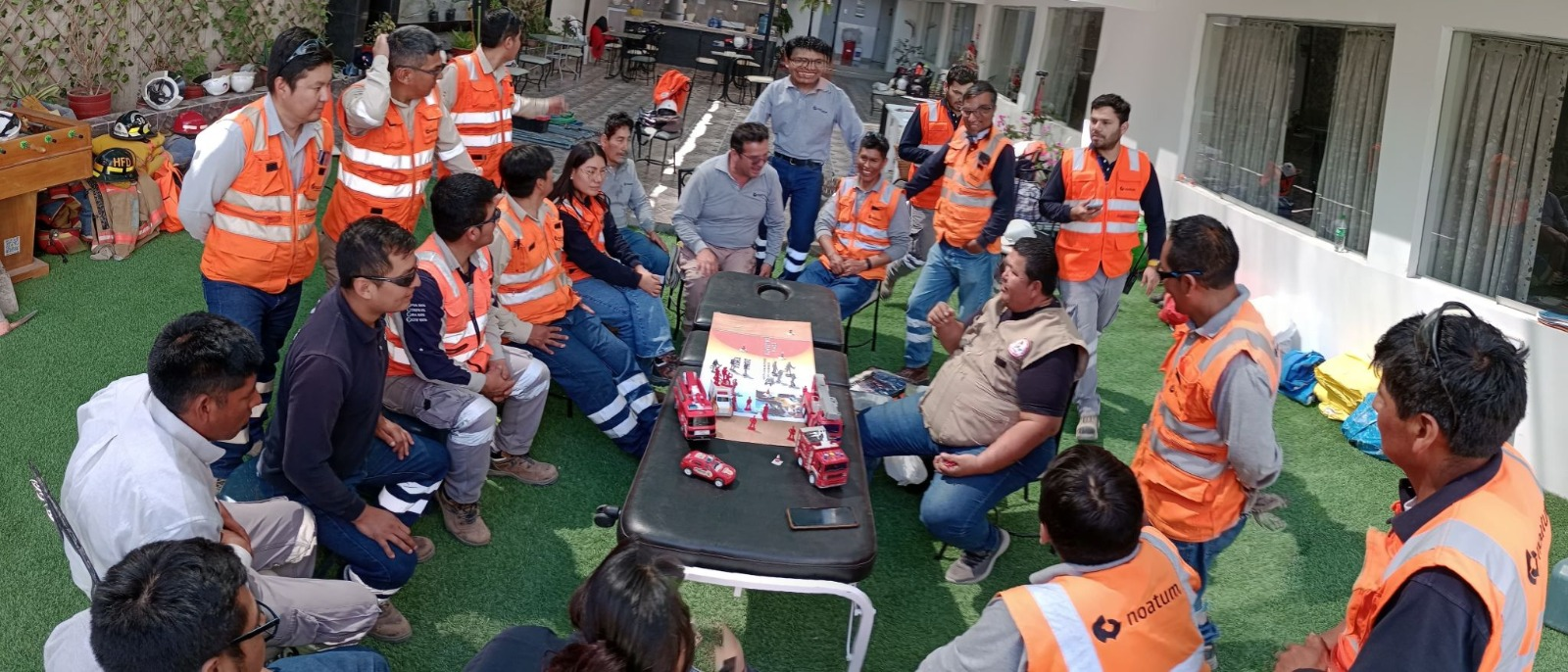 Dinámica grupal de capacitación SST