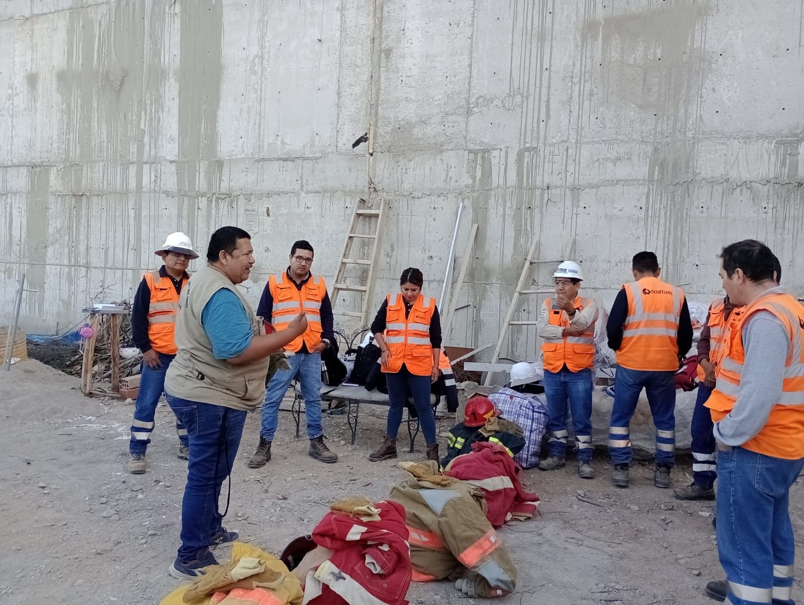 Inducción y simulación de seguridad en obra